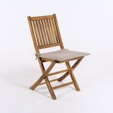 thumbnail of Cojín para sillas de jardín Olefin color Marrón tostado, Tamaño 40x42x4 cm, No pierde color, Desenfundable