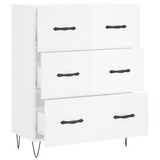 thumbnail of vidaXL Sideboard Hochglanz-Weiß 69,5x34x90 cm Holzwerkstoff