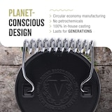 thumbnail of Victoria Smash Burger Press, Pressa per Hamburger in Ghisa Smaltata 16,5 cm Senza PTFE, VIC-36843, Nero