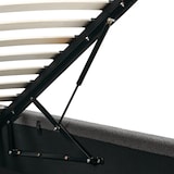 thumbnail of Cama Tapizada Maido Gris oscuro/180x200cm