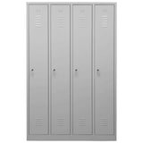 thumbnail of PROREGAL Garderobenspind Camel | 4-Fächer| HxBxT 180x117x50 cm | Zylinderschloss | Grau