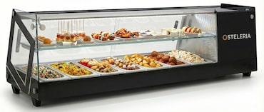 Vitrina refrigerada tapas 7 bandejas OTPR-7 Osteleria