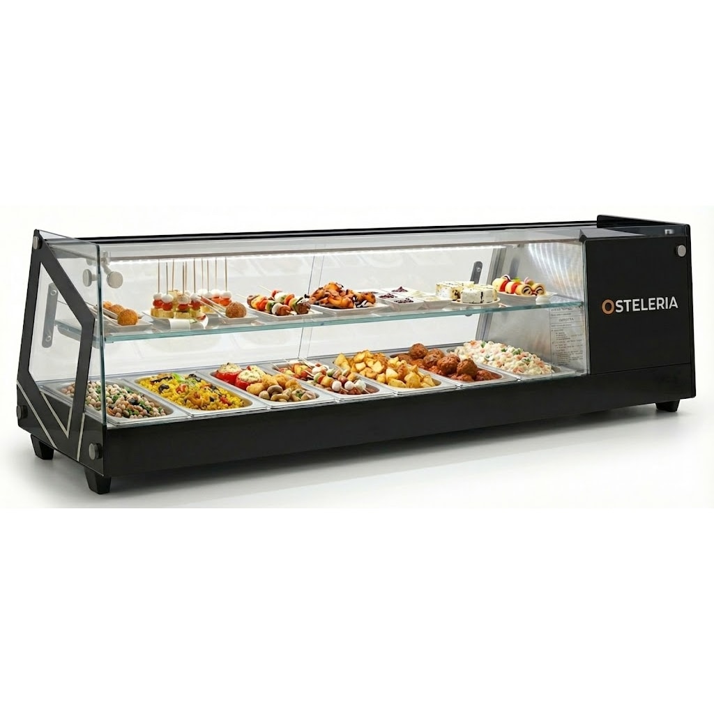 Vitrina refrigerada tapas 7 bandejas OTPR-7 Osteleria
