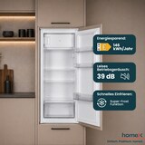 thumbnail of homeX CFB1811E Einbaukühlschrank mit Gefrierfach, 122cm Nische - 181 Liter, Schlepptürtechnik, LED-Beleuchtung, 39 dB