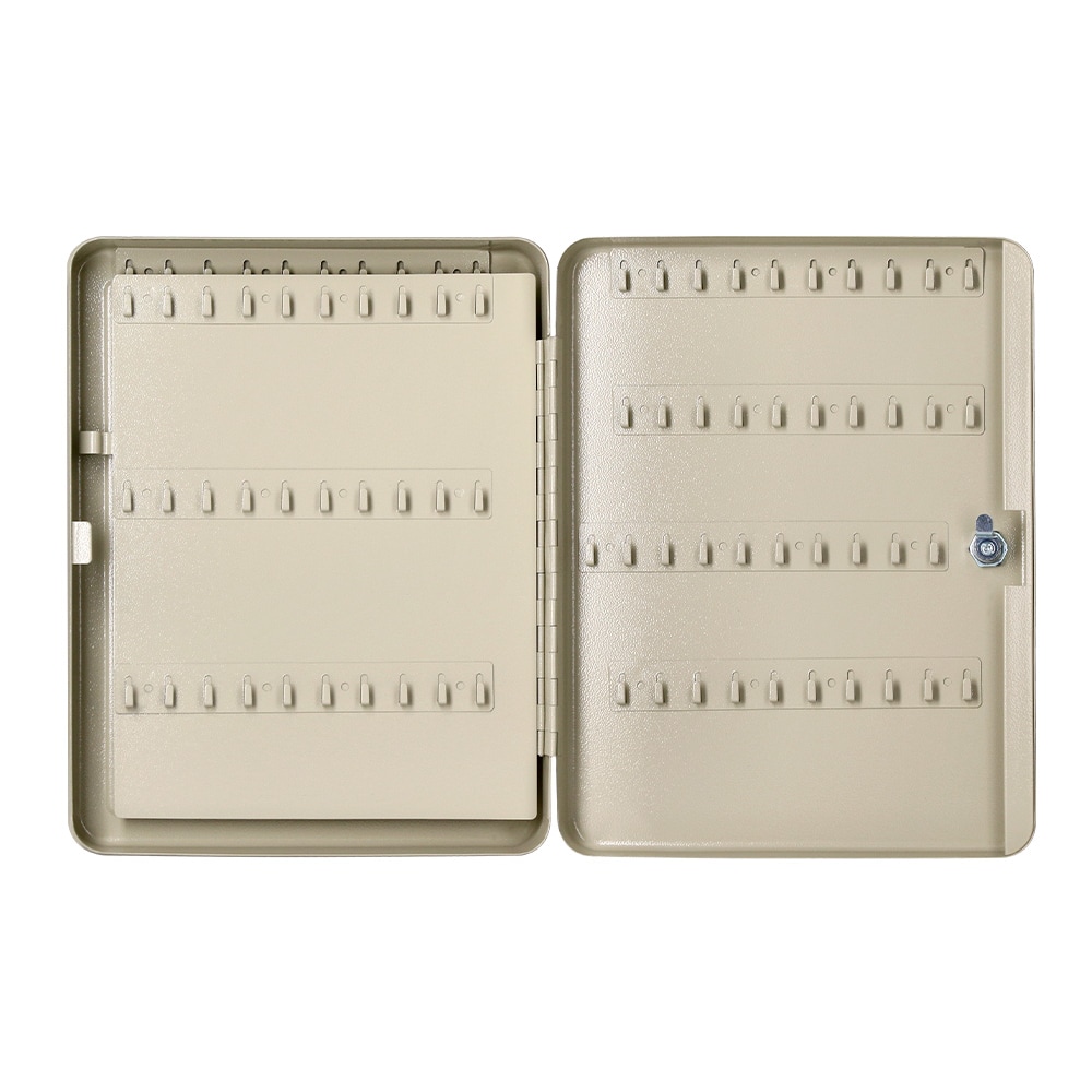 Q-Connect® KF04275 Schlüsselschrank Pearl grey - 140 Haken, Zylinderschloss