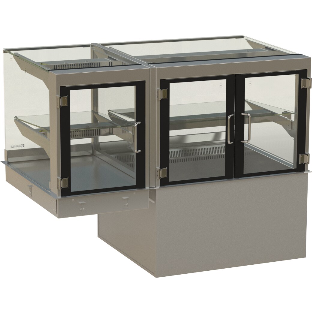 HAGOLA Showcase Trondheim, Warm-/ Kaltausgabe, 1195 x 510/400 x 710 mm, für Zentralkühlung