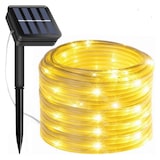 thumbnail of Fita LED solar à prova de água com mangueira luminosa e painel solar (22 Metros - 200 Led, Branco Quente) Coshano