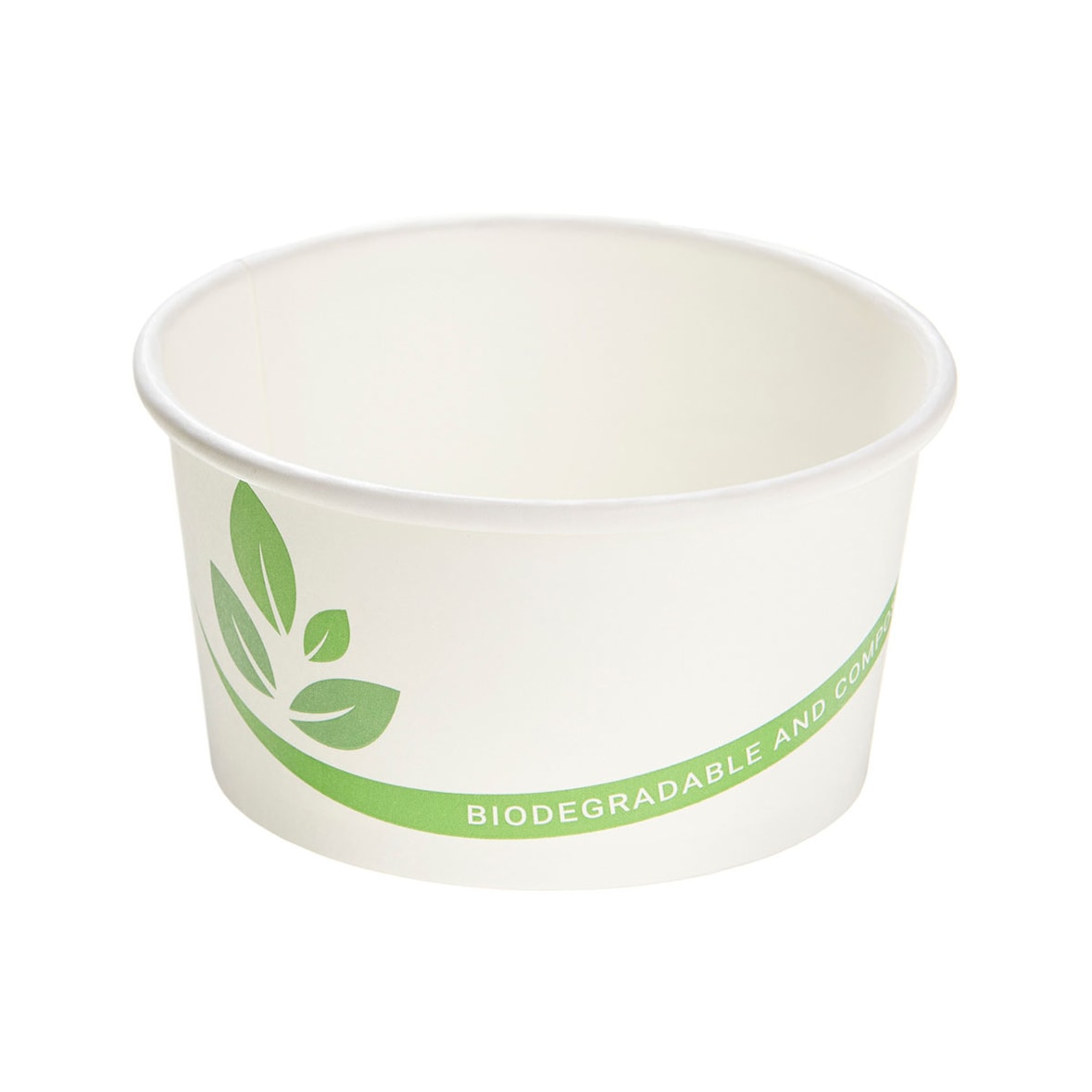 Bio Suppen- und Universalbecher mit Bio-Druck 300 ml Ø 11,5 cm Karton (500 Stück)