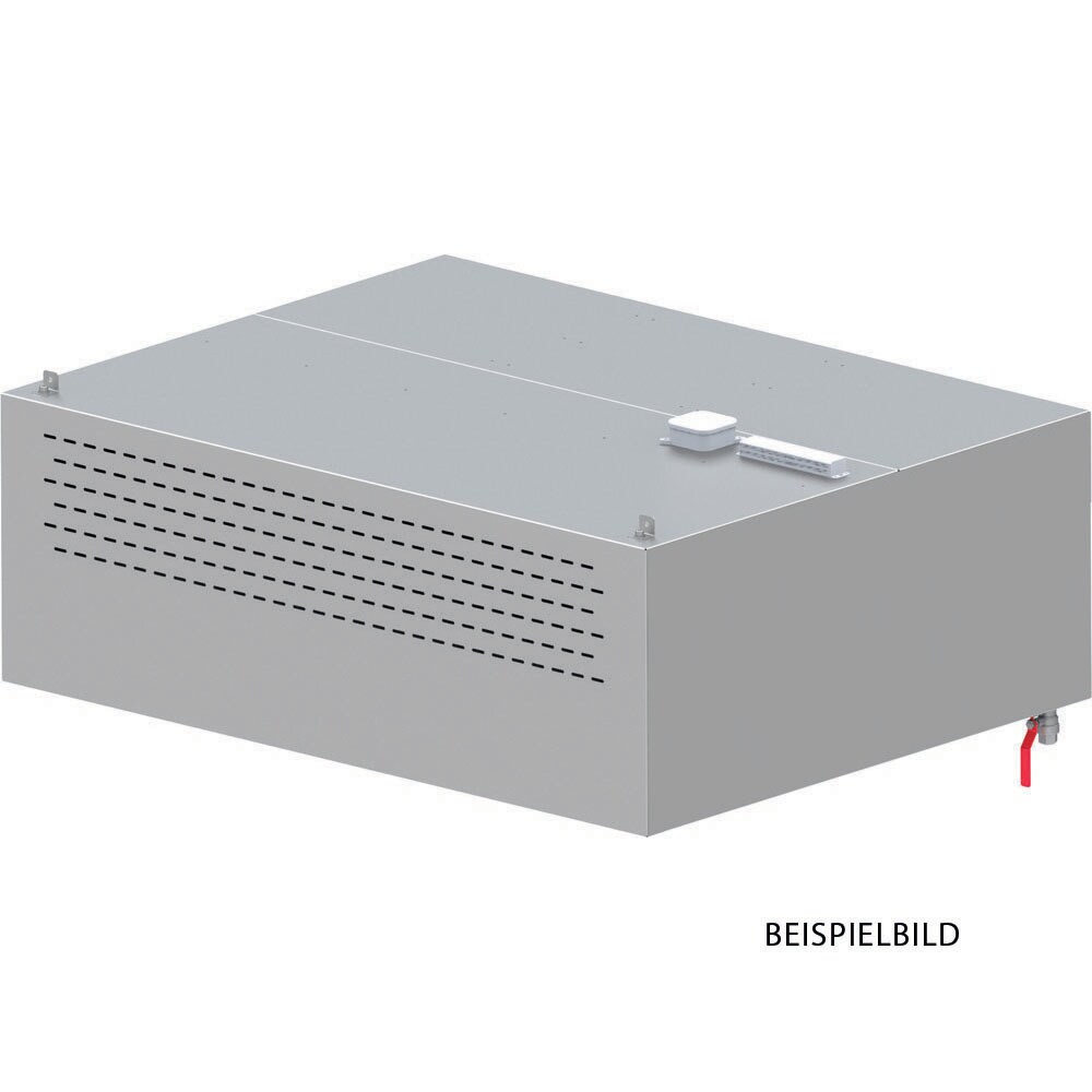 Stalgast Kompensations-Wandhaube "Basic Line", Kastenform  4700 mm x 1000 mm mit Flammschutzfilter Typ B