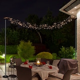 thumbnail of 2x Lichterkettenhalterung Lichterkettenmast Girlandenstange Gartenstab 2,8m