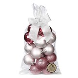 thumbnail of 16 Weihnachtskugeln 6cm Kunststoff Christbaumkugeln Weihnachtsbaumkugeln Motiv