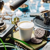 thumbnail of BIOZOYG 250 Stück kompostierbare Einwegbecher 200ml / 8oz Pappbecher, Trinkbecher, Wegwerfbecher, Getränkebecher, einwandig, weiß, kompostierbar