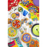 thumbnail of Excelsa vajilla de 18 piezas Gipsy Soul de porcelana multicolor
