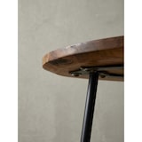 thumbnail of Retro-Couchtisch `Calabria`: Massivholz, Metallbeine, Pflegeleichte Tischplatte, Nierenform. Braun, 122x63x36 cm | Kadima Design