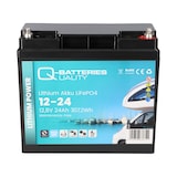 thumbnail of Q-Batteries LiFePO4 Akku 12-24 12,8V 24Ah 307,2Wh Batterie