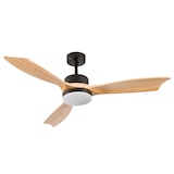 thumbnail of Ventilador de Techo con Luz 3 Aspas 56W 6 Velocidades Nueva York Negro Thinia Home