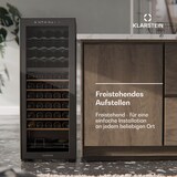 thumbnail of Klarstein Bovella 55 Duo+ Weinkühlschrank | 2-in-1 | 55 Flaschen | 2 Zonen | 9 Regale | Touch Schwarz