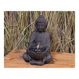 thumbnail of LUMINEO - Fontaine solaire Bouddha. Lumière chaude. 29,5X28X45Cm