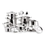 thumbnail of Lagostina sfiziosa 24 pz set di pentole in acciaio inox adatte ad induzione