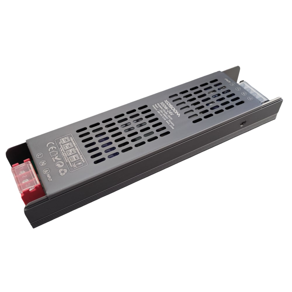 Alimentatore LED Dimmerabile 24V 300W Trasformatore ultra sottile per striscia LED Driver LED