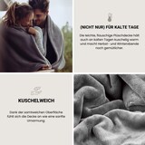 thumbnail of Schiesser Wohndecke Mia - Velvet Soft - 150 x 200 cm - Dunkelgrau