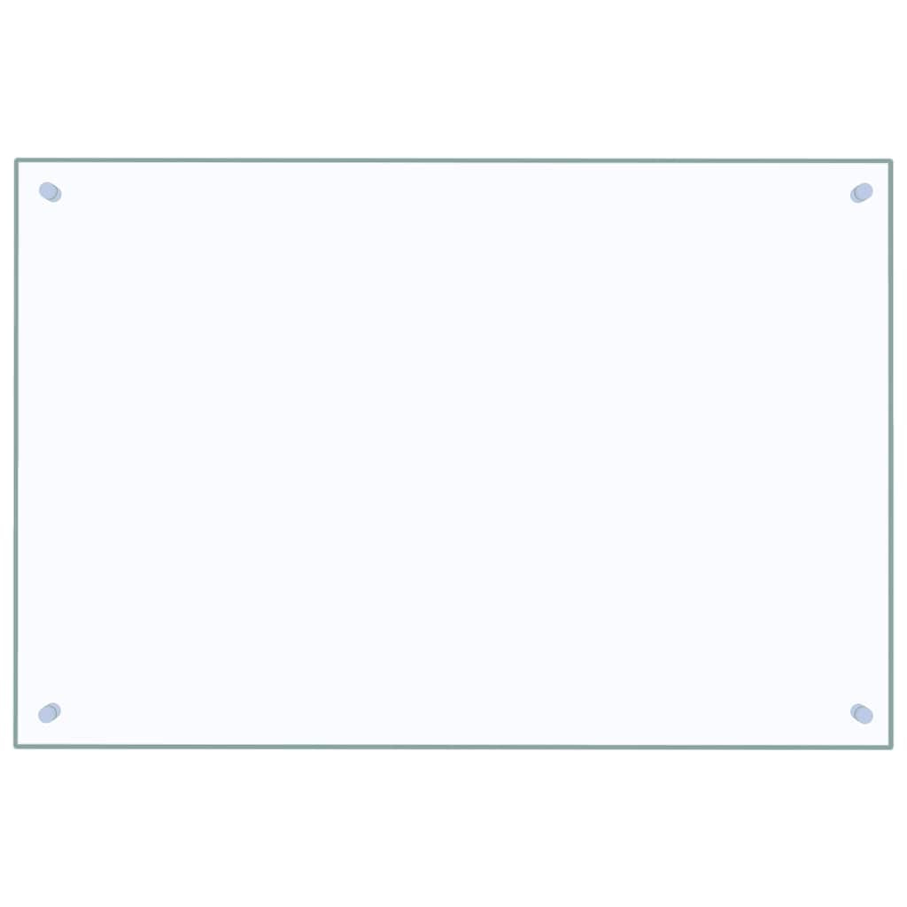 vidaXL Küchenrückwand Transparent 90×60 cm Hartglas