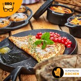 thumbnail of BBQ-Nerd® Gusseisen Crêpespfanne Ø 19 cm für Pfannkuchen Crêpes Spiegelei ? Crepepfanne für Grill Feuerstelle Herd einschl. Induktion