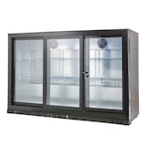 thumbnail of GastroHero Barkühlschrank ECO 350 schwarz 338 Liter Getränkekühlschrank Schiebetüren LED unterbaufähig Umluft