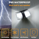 thumbnail of Lumisky faretti solari RAYLITE con sensore Plastica Nero