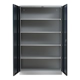 thumbnail of PROREGAL Stahlschrank BEE mit 9 verzinkten Fachböden | HxBxT 195x120x42cm | Grau-Anthrazit | Werkstattschrank Werkzeugschrank Aktenschrank