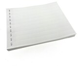 thumbnail of CombiCraft weiße Einlassbänder, 1000 Stück - 10 Blätter à 248x19mm - zum Selbstdrucken