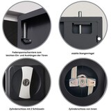 thumbnail of PROREGAL Stahlschrank BEE mit 7 lackierten Fachböden | HxBxT 195x92x50cm | Grau-Anthrazit | Werkstattschrank Werkzeugschrank Aktenschrank