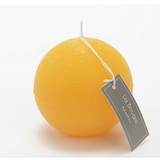 thumbnail of Bougie grande sphère 8 cm moutarde x6 -  Jaune Rond Cire Amadeus 8.3x8 cm