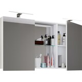 thumbnail of VCM Badmöbel Spiegelschrank Budasi Weiß H. 59 x B. 112 cm T. 12 cm