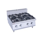 thumbnail of METRO PROFESSIONAL Gasherd GGS2700, 80 x 70 x 54.7 cm, Edelstahl, 4 Brenner