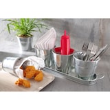 thumbnail of Hendi Serviertablett aus Melamin mit Holzoptik, 240x350 mm, hellbraun