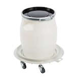 thumbnail of GILAC Fût + genouillère métal + couvercle - 30 L - Blanc G173421