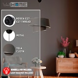 thumbnail of WellHome - Lampada da soffitto da 70 cm in argento e antracite