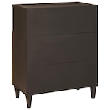 thumbnail of vidaXL Sideboard Schwarz und Gold 60 x 33 x 75 cm massives Mangoholz
