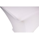 thumbnail of TexDeko Stretch Biertischhussen für Bierzeltgarnitur 220 x 70cm Festzeltgarnitur | verstärkte Beintaschen bügelfrei waschbar (Weiß)