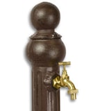 thumbnail of Wasserzapfstelle Garten Wasserzapfsäule Antik-Stil Braun 84 cm Standbrunnen