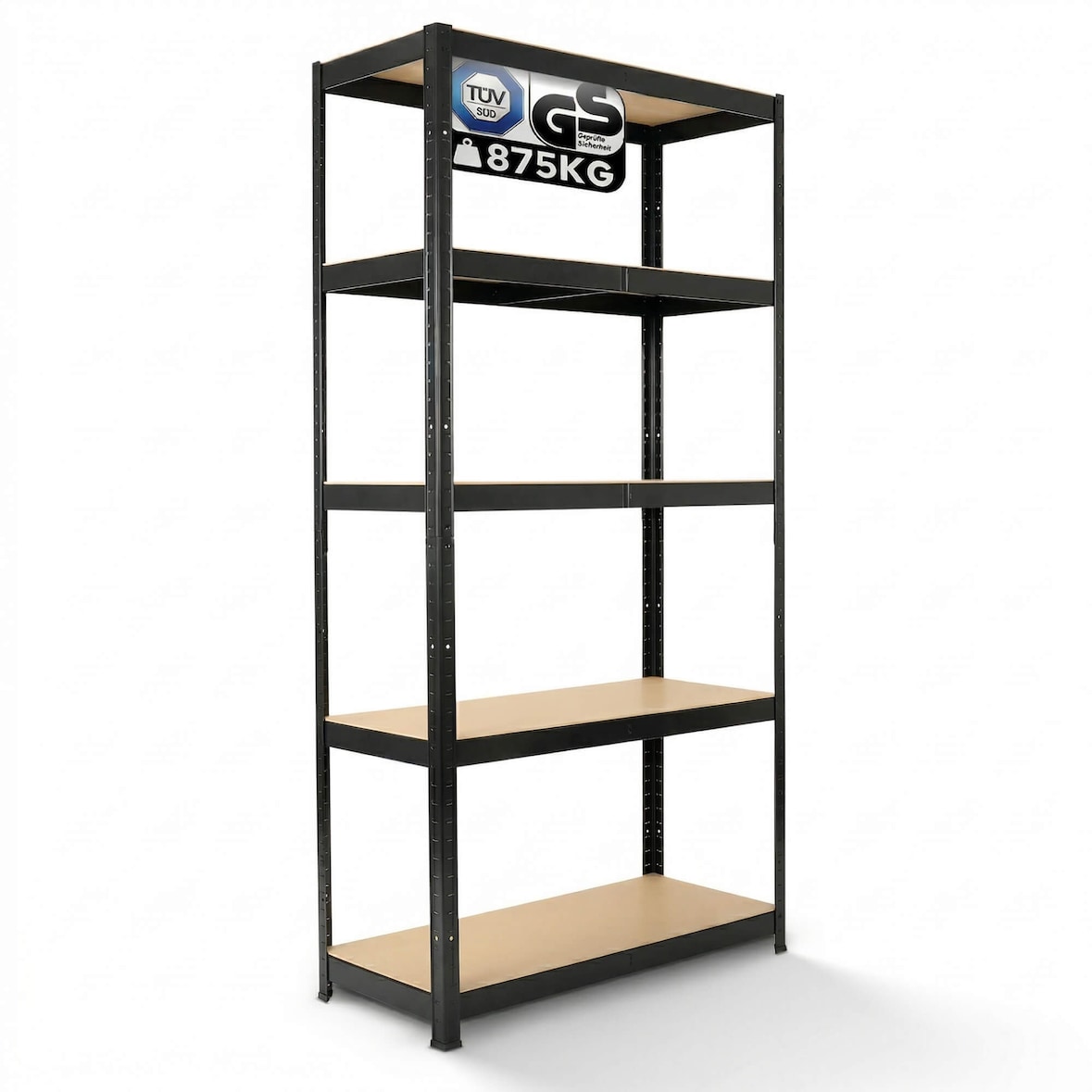 Scaffale Resistente Scaffalature Da Officina Scaffalature Per La Cantina nero