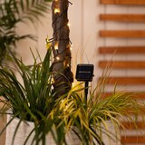 thumbnail of LED Solar Lichterkette warmweiß Außen Gartenlichterkette Terrasse Balkon L: 9,9m