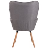 thumbnail of Sillón Nórdico Ashford Tapizado En Tela Gris/Natural