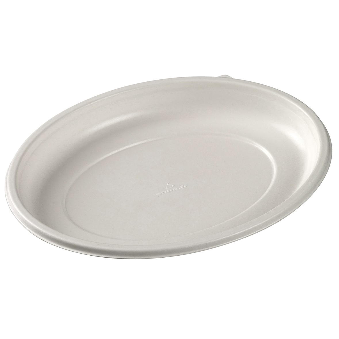 SOLIA Assiette Galaxie ovale pulpe de canne 220x160x22 mm - VF44011 - par 200 pièces