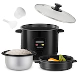 thumbnail of Cuiseur à Riz 1.8l Avec Cuve Métal Et Panier Vapeur  Japan X Kitchencook Noir