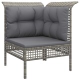 thumbnail of vidaXL 6-tlg. Garten-Lounge-Set mit Kissen Grau Poly Rattan