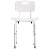 thumbnail of HOMCOM Sedia Ausilio da Doccia Regolabile con Schienale Anziani