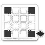 thumbnail of Rubber tegel met kunstgras toplaag - 50x50 cm - Puzzelsysteem (Hoekstuk)