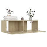 thumbnail of Set de muebles salón TV 8 pzas madera ingeniería roble Sonoma